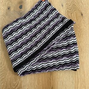 Missoni Multicolor Chevron Knit Scarf